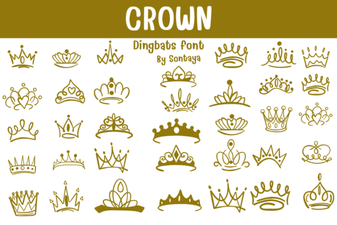Crown Font for Elegant Web Design Projects