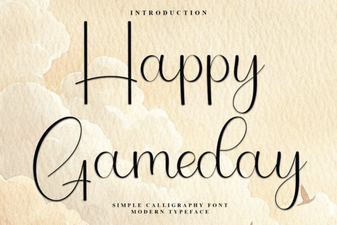 Spark Your Sports Event Designs with Happy Gameday Font