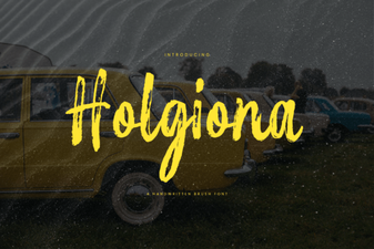 Introducing Holgiona: a Creative Font for Modern Design