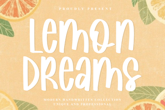 Lemon Dreams Font for Creative Projects