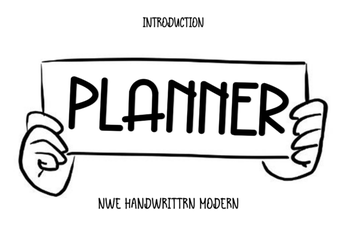 Design Your Life with a Creative Planner Font