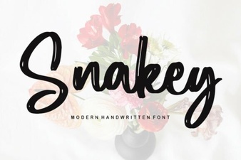 Designing with the Snakey Font: Creative Typeface Projects