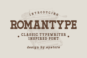 Romantype Font for Creative Projects